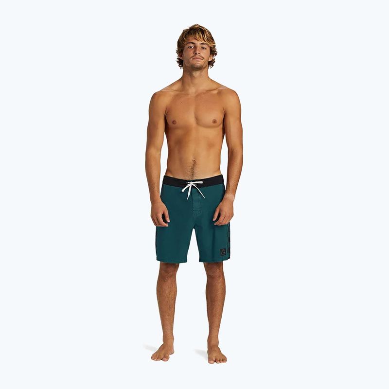 Pantaloni scurți de baie pentru bărbați Quiksilver Original Arch Hempstretch 18" Colonial Blue 2