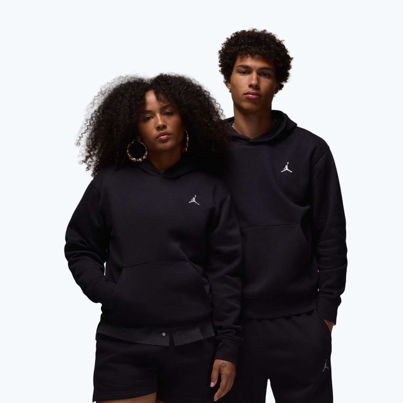 Bluză bărbătească Jordan Brooklyn Fleece black/white 3