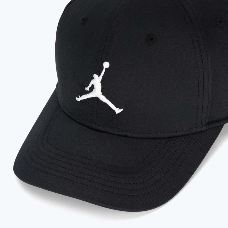 Șapcă cu cozoroc Jordan Rise Structured Curved-Bill negru/alb 3