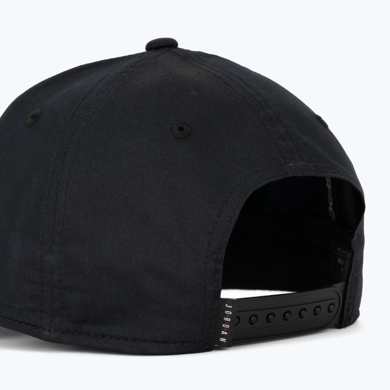 Șapcă cu cozoroc Jordan Rise Structured Curved-Bill negru/alb 4