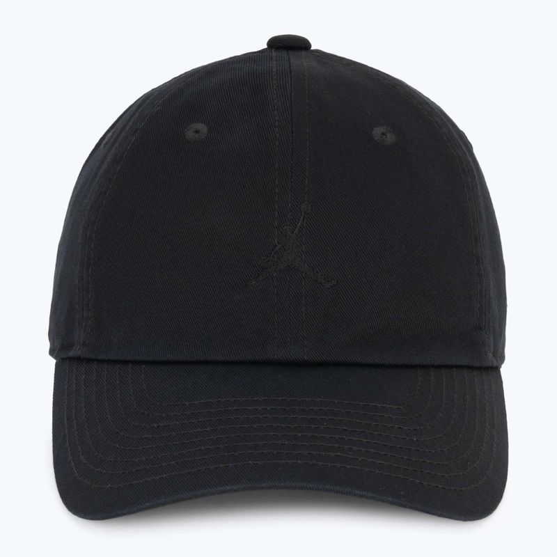 Șapcă cu cozoroc Jordan Club Unstructured Curved-Bill negru/negru 2