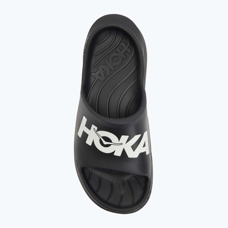 Papuci HOKA Ora Athletic Slide black/white 5
