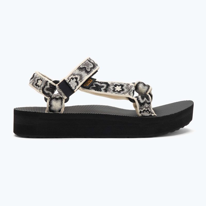 Sandale pentru femei  Teva Midform Universal neon floral black / white 2