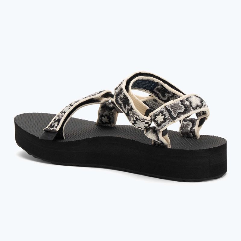 Sandale pentru femei  Teva Midform Universal neon floral black / white 3