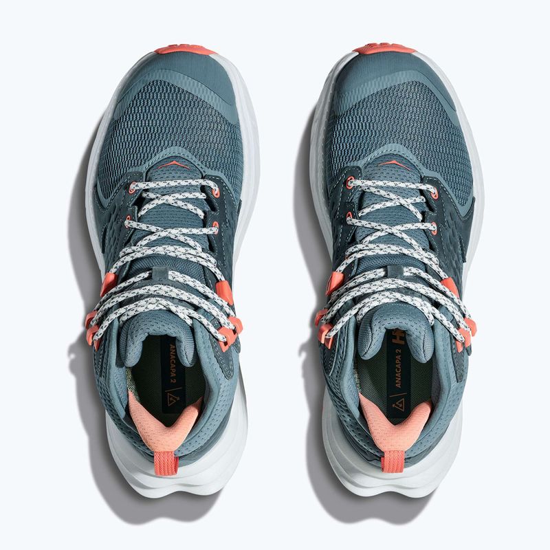 Încălțăminte de drumeție pentru femei HOKA Anacapa 2 Mid GTX mountain fog/droplet 15