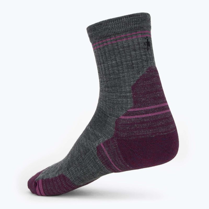 Șosete pentru femei Samrtwool Hike Targeted Cushion Mid Crew medium gray 2