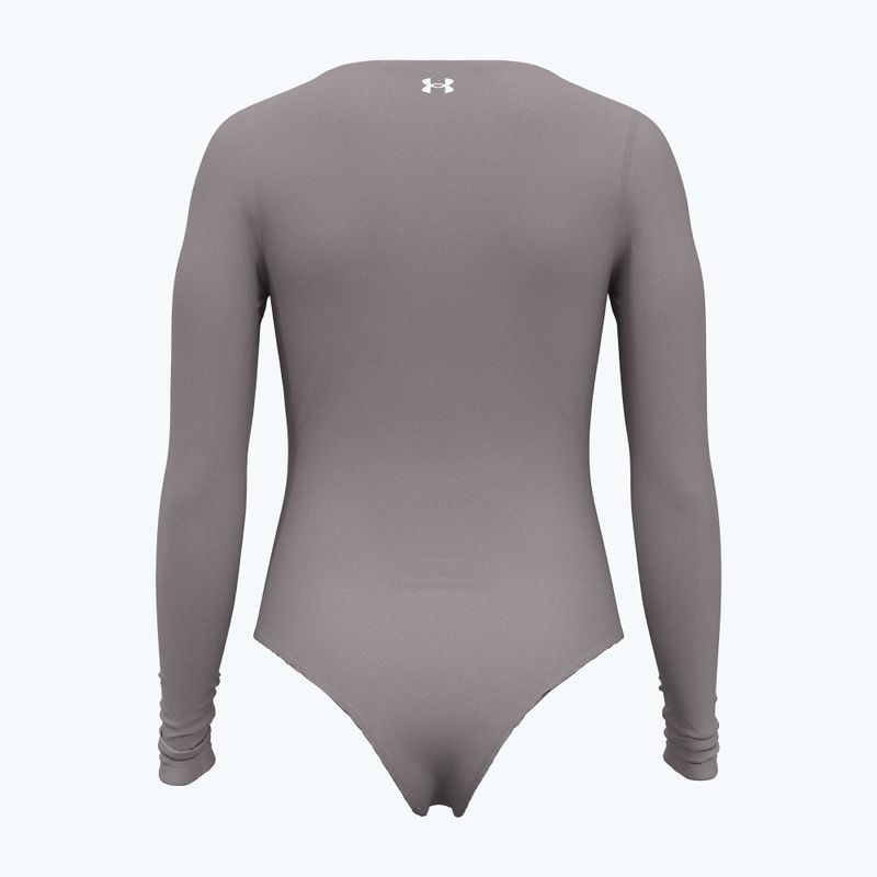 Body pentru femei  Under Armour Vanish Leotard tetra gray/white 2