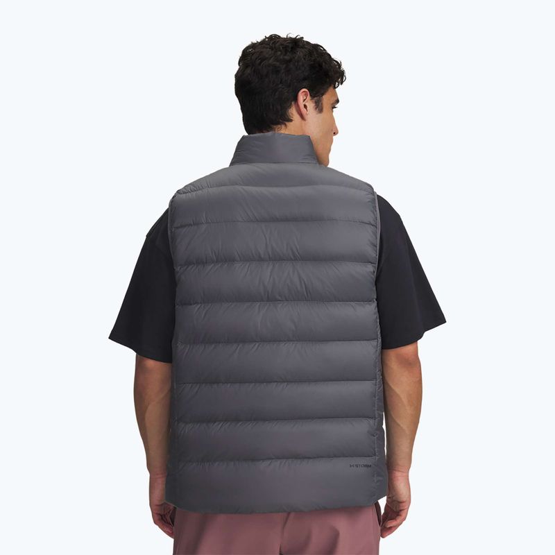 Vestă pentru bărbați Under Armour Legend Down castlerock/black 3
