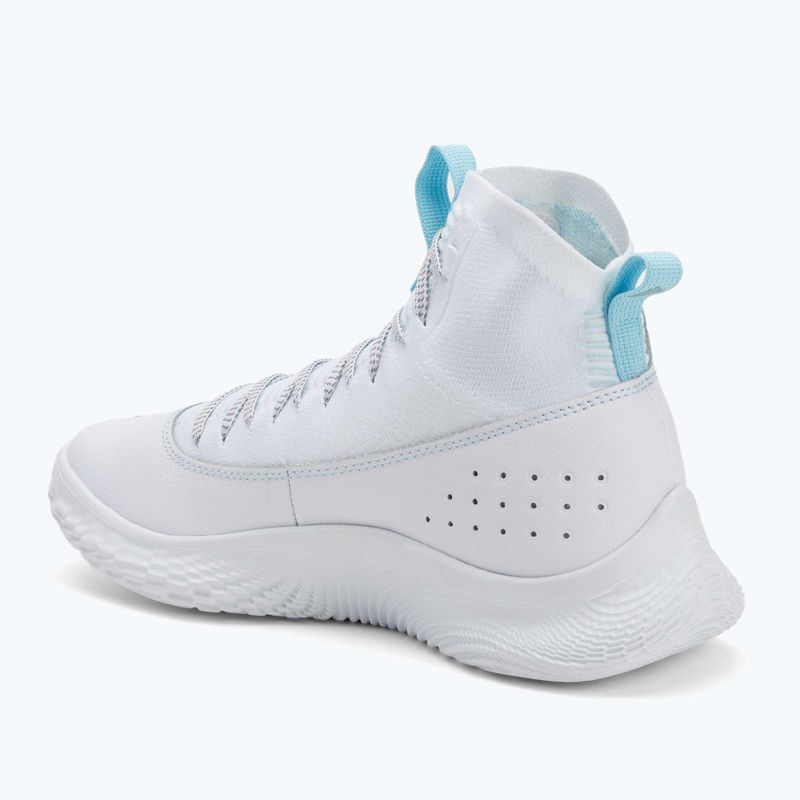 Încălțăminte de baschet Under Armour CURRY 4 FLOTRO white/stream/metallic silver 3