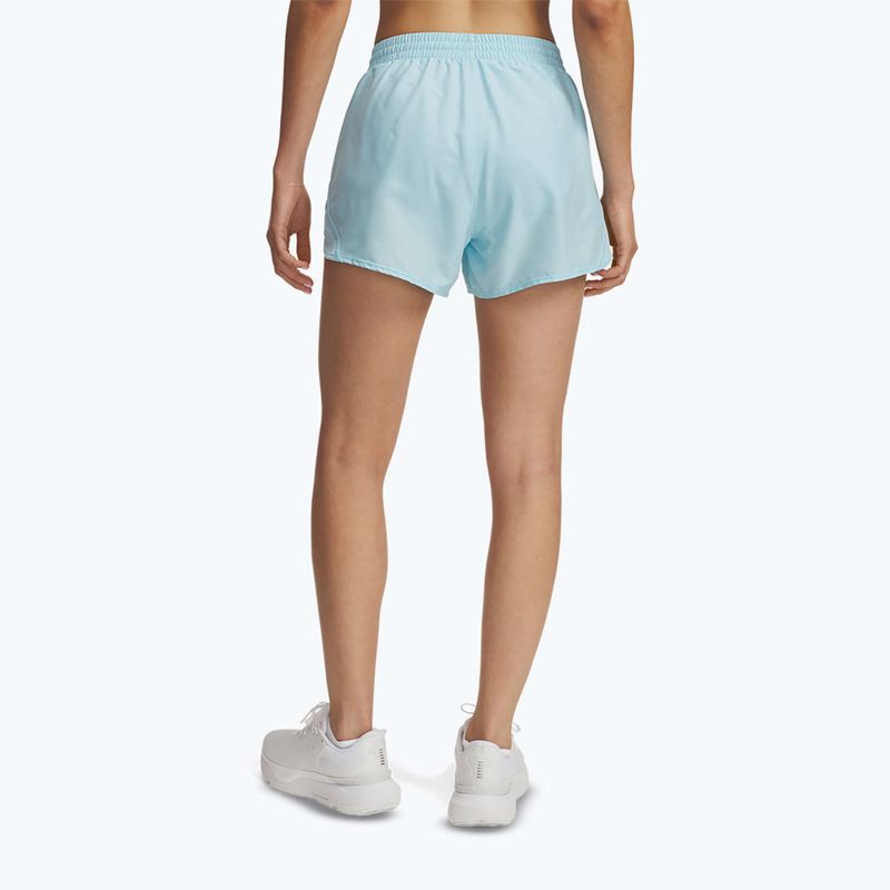 Pantaloni scurți de alergare pentru femei Under Armour Fly By 3" stream /stream / reflective 3