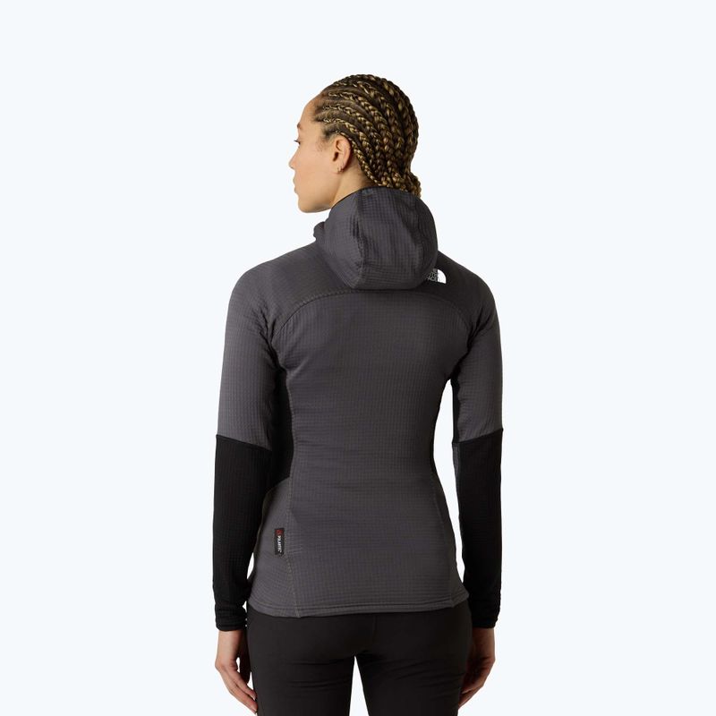 Bluză pentru femei The North Face Polartec Powergrid Stormgap Hoodie anthracite grey/bla 3