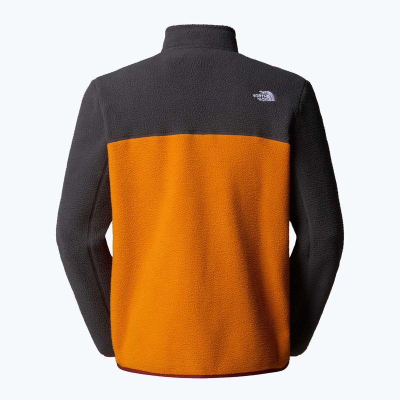 Bluză pentru bărbați The North Face Yumiori Full Zip agate orange/asphalt grey 6