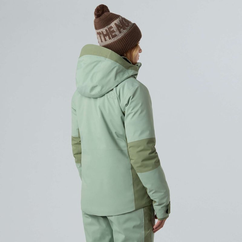 Geacă de schi pentru femei The North Face Lenado slate moss/bark mist 3