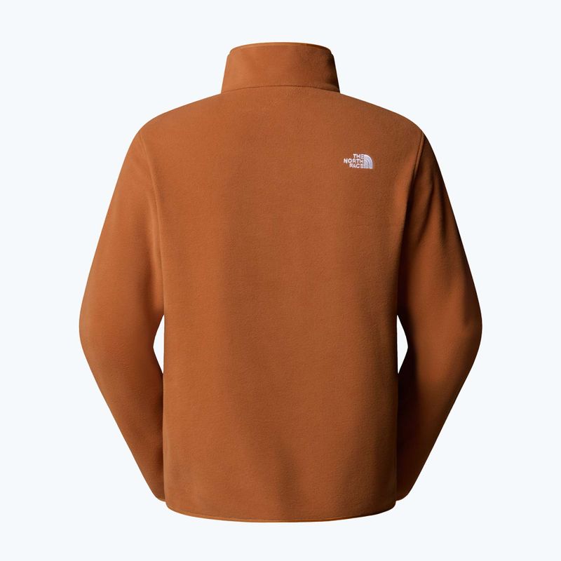 Bluză  pentru bărbați The North Face Glacier Fleece 1/4 Zip burnt umber 5