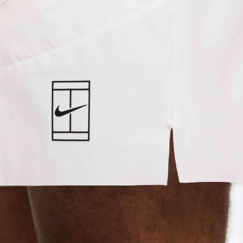 Pantaloni scurți de tenis pentru bărbați Nike Court Dri-Fit Advantage 6" white/black 6