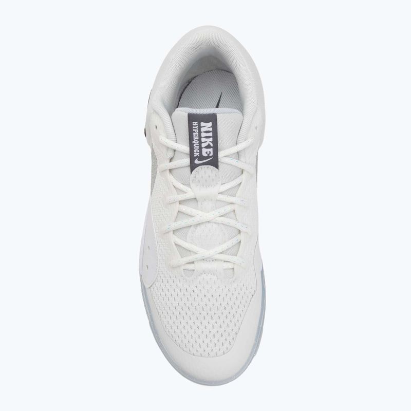 Încălțăminte de volei Nike Hyperquick Court Flight SE summit white/metallic silver/pure platinum 5