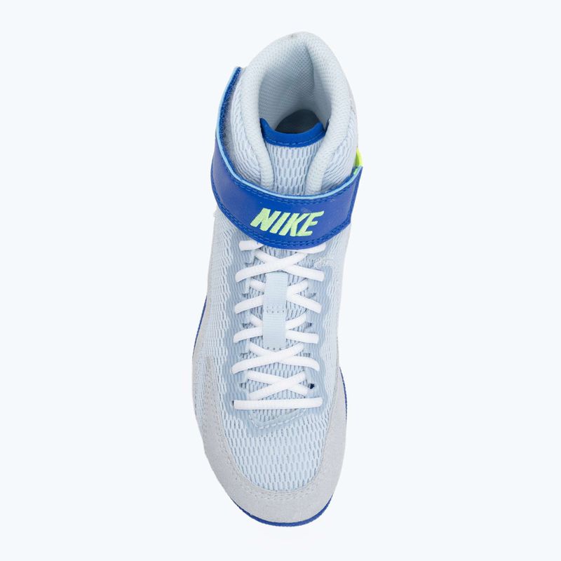 Încălțăminte de lupte pentru copii Nike Speedsweep VIII GS blue tint/hyper royal/lime blast/white 5