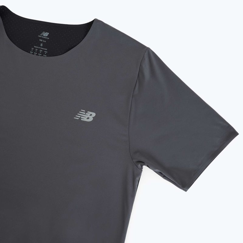 Tricou de alergare New Balance Race Day graphite pentru bărbați 3