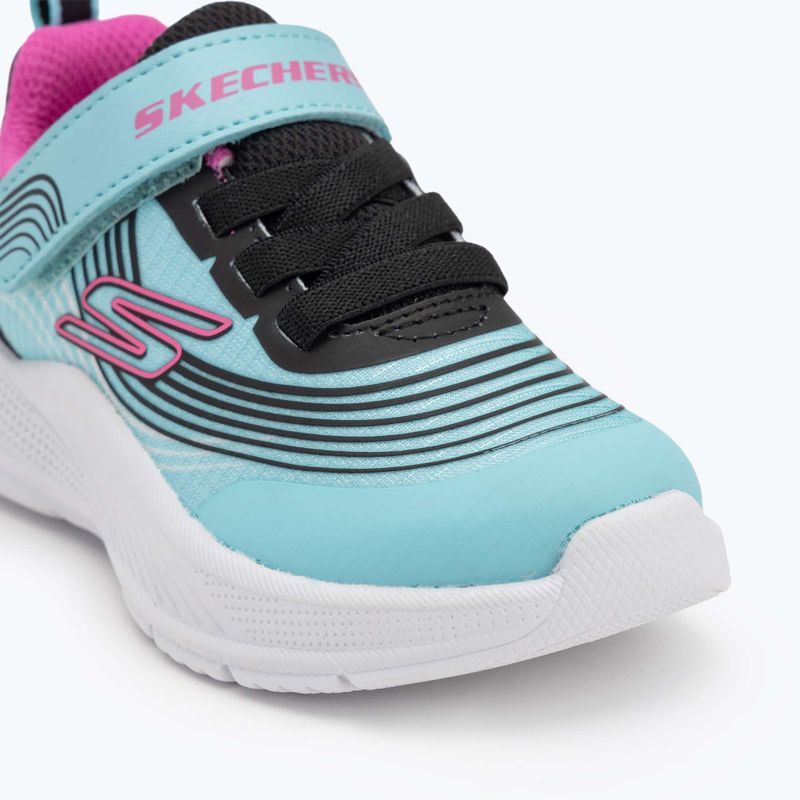 Încălțăminte pentru copii SKECHERS Microspec Advance aqua/purple 7
