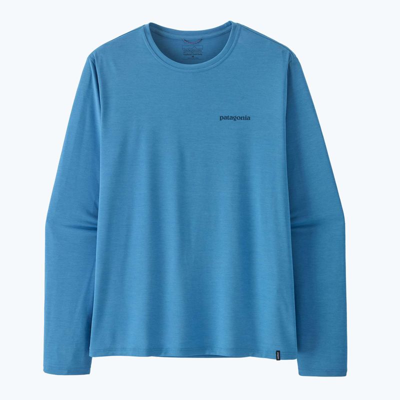Longsleeve pentru bărbați Patagonia Capilene Cool Daily - Boardshort Logo shore blue/light shore blue x-dye 6