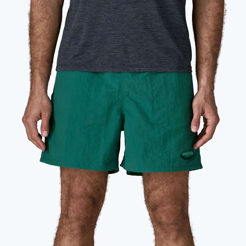 Pantaloni scurți pentru bărbați Patagonia Baggies 5" 95 oval logo/gem green 4