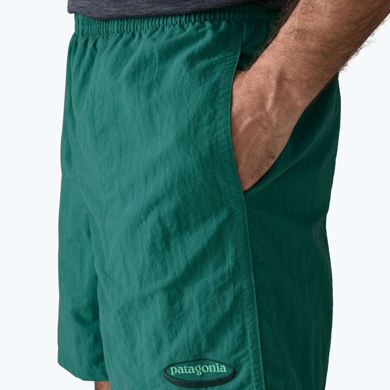 Pantaloni scurți pentru bărbați Patagonia Baggies 5" 95 oval logo/gem green 6