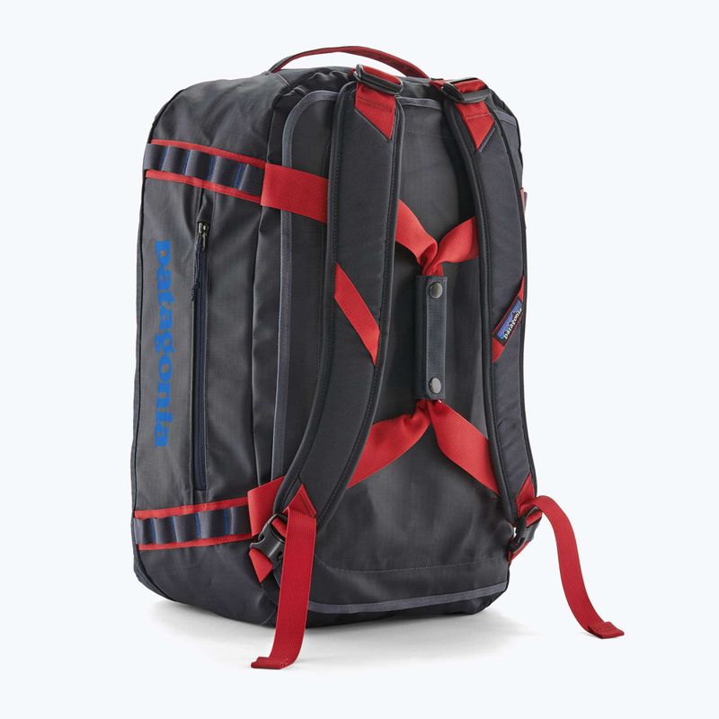 Geantă de voiaj Patagonia Black Hole Duffel 40 l smulder blue/amanita red 2