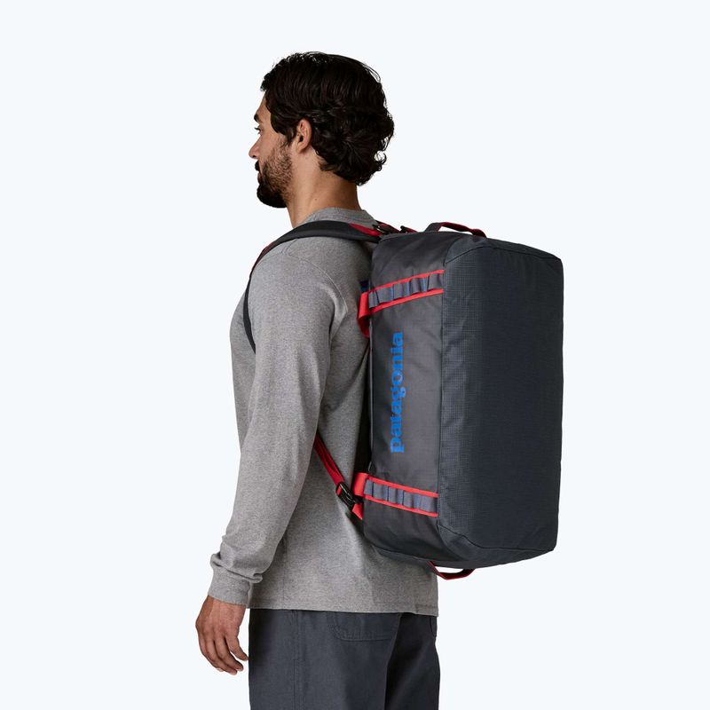 Geantă de voiaj Patagonia Black Hole Duffel 40 l smulder blue/amanita red 3
