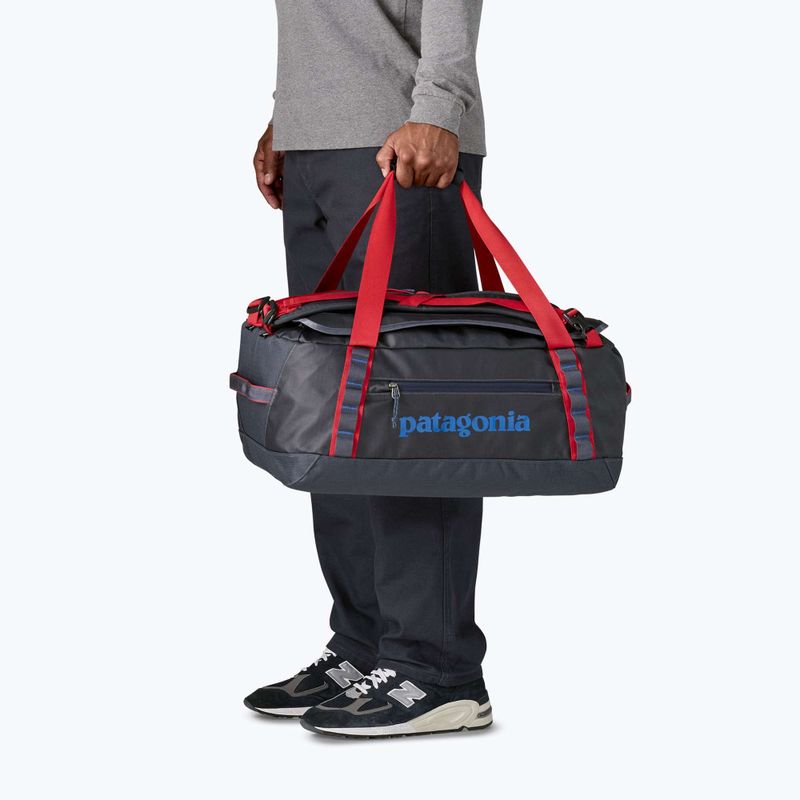 Geantă de voiaj Patagonia Black Hole Duffel 40 l smulder blue/amanita red 4