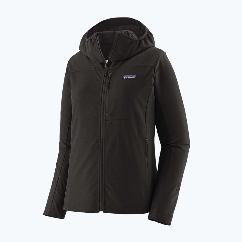 Geacă softshell pentru femei  Patagonia R1 CrossStrata Hoody black 5