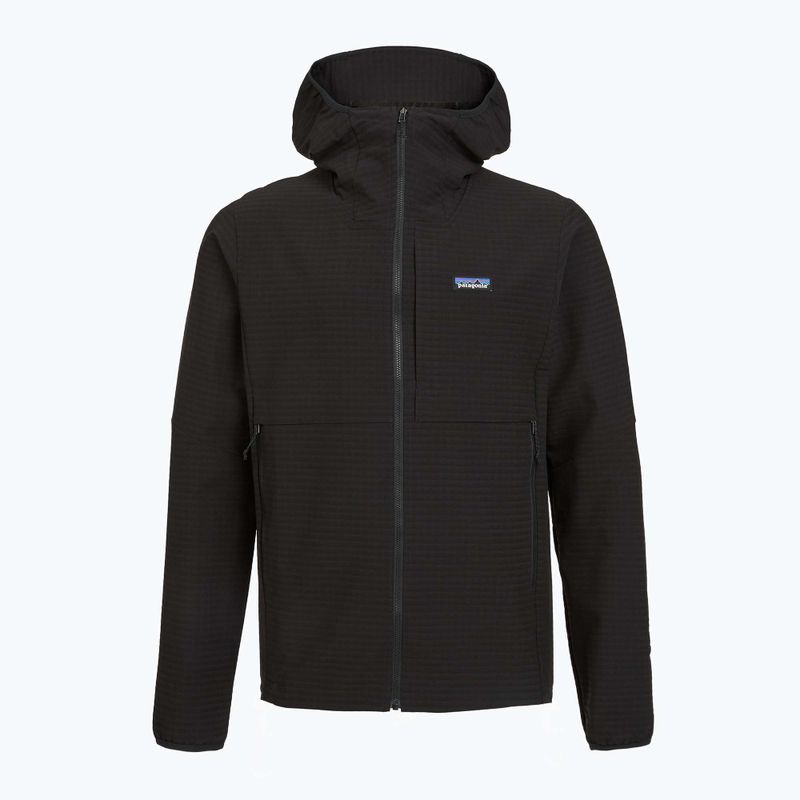 Geacă softshell pentru bărbați Patagonia R1 TechFace Hoody black 2