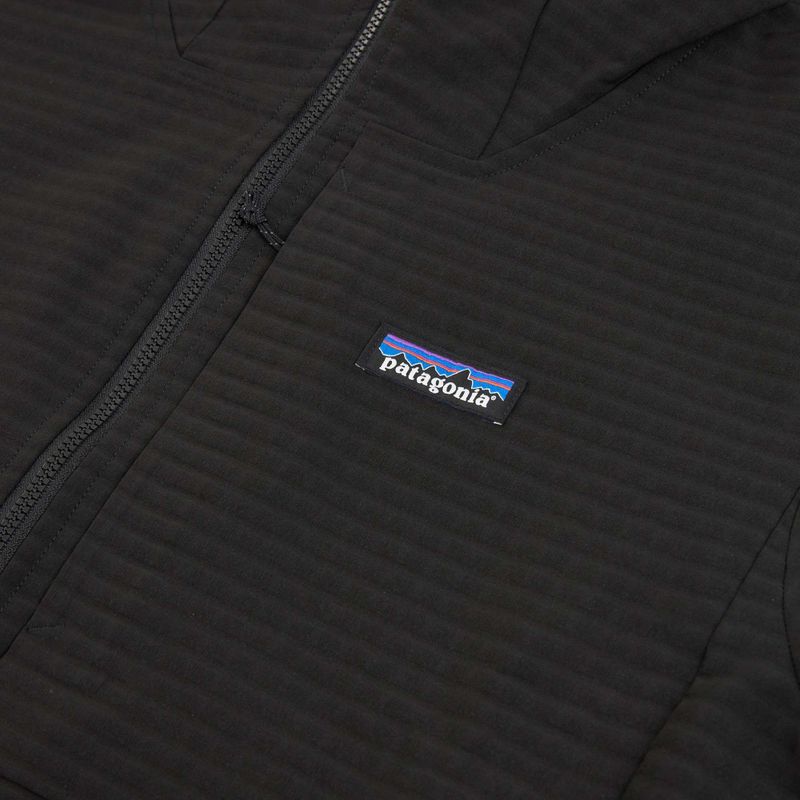 Geacă softshell pentru bărbați Patagonia R1 TechFace Hoody black 4