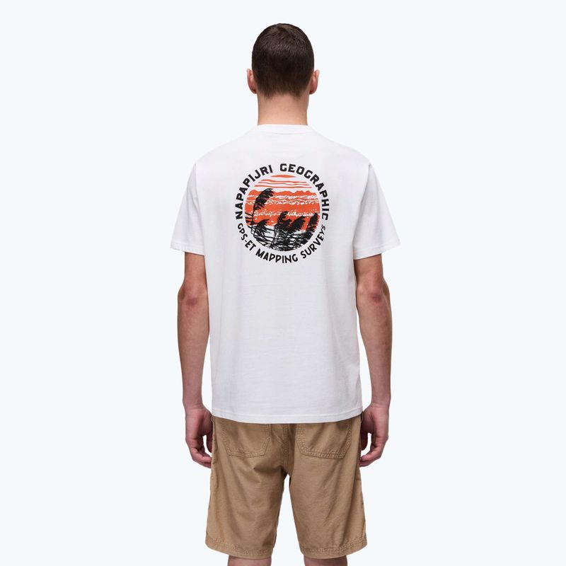 Tricou pentru bărbați Napapijri S-Vignonil Back white heron 2
