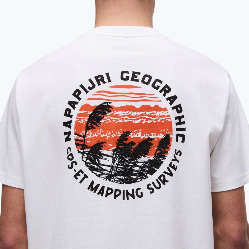 Tricou pentru bărbați Napapijri S-Vignonil Back white heron 4