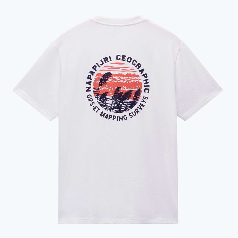 Tricou pentru bărbați Napapijri S-Vignonil Back white heron 6