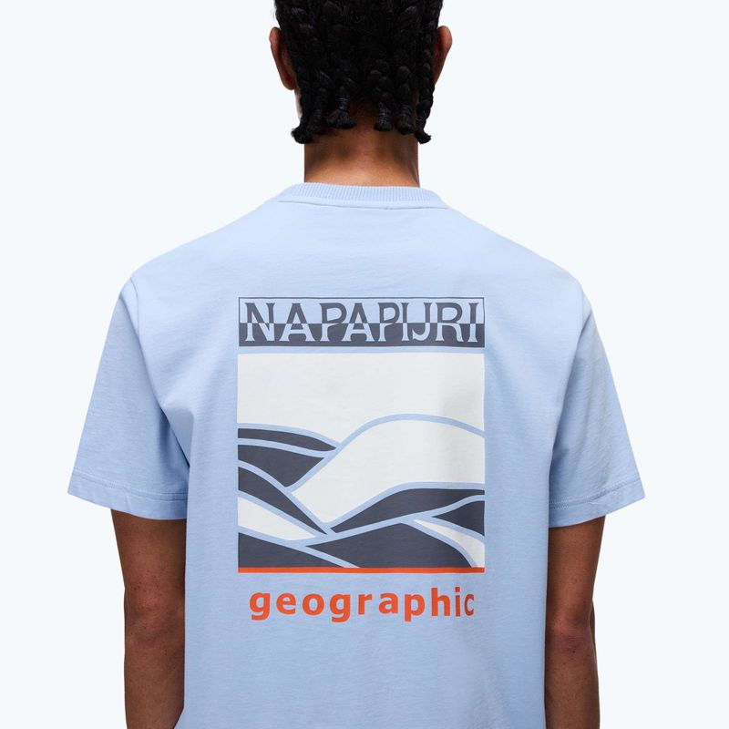 Tricou pentru bărbați Napapijri S-Sovana soft chambr I83 4