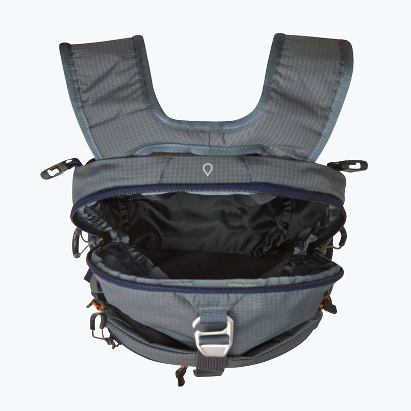 Rucsac turistic The North Face Trail Lite 12 l granite grey/summit navy/dust orange 5