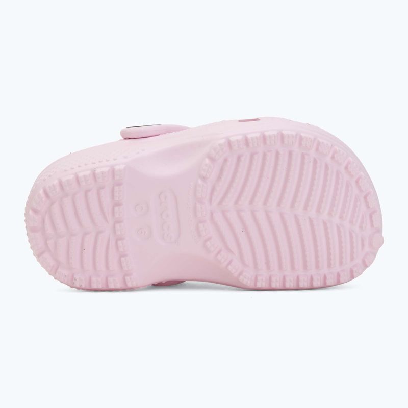 Șlapi pentru copii Crocs Classic Clog Toddler pink milk 5