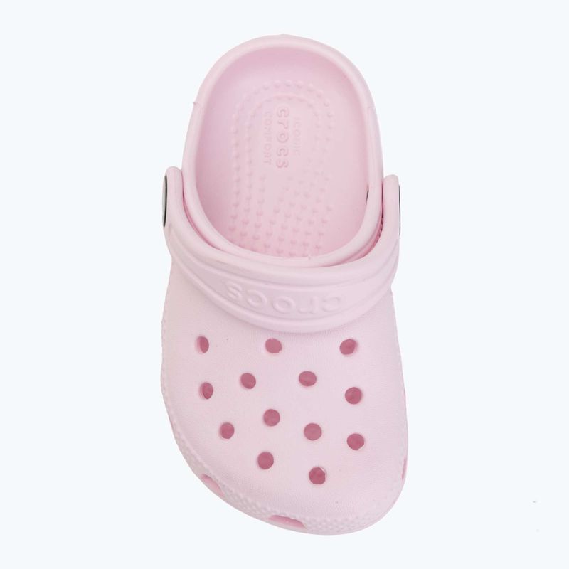 Șlapi pentru copii Crocs Classic Clog Toddler pink milk 6