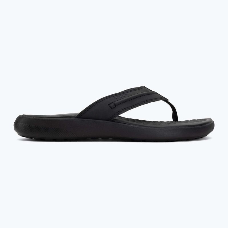 Șlapi Crocs Yukon Vista II Leather black/black 2