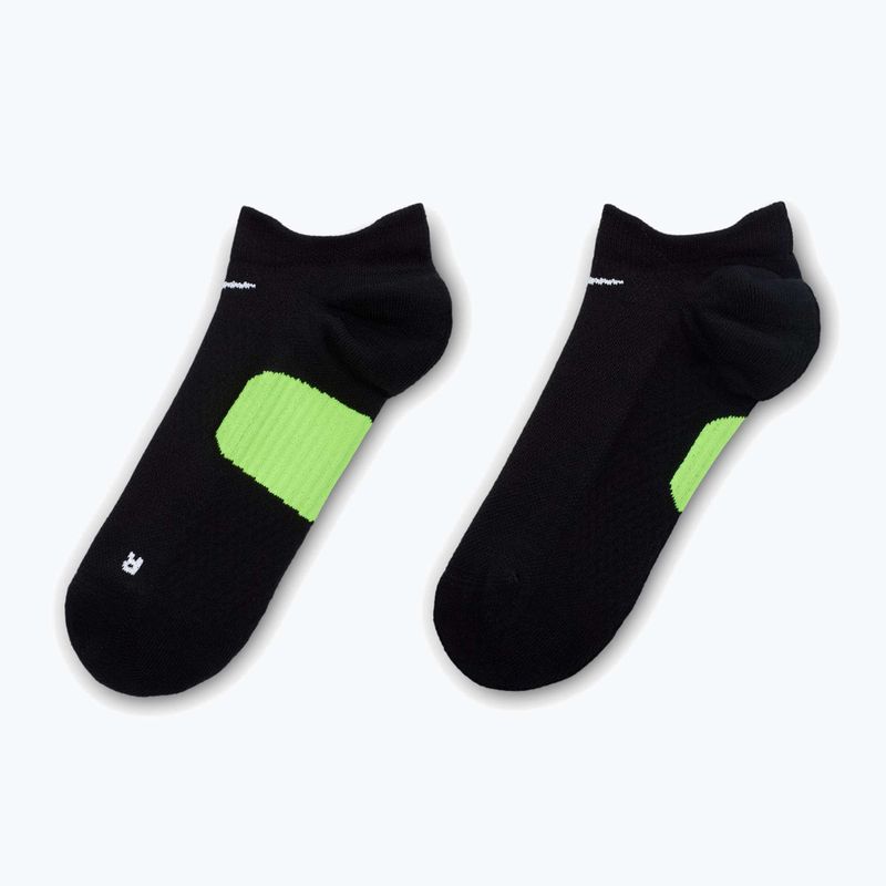 Șosete Nike Running Midweight No-Show black/smoke grey/white 2