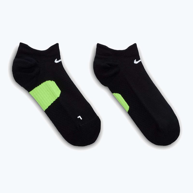 Șosete Nike Running Midweight No-Show black/smoke grey/white 3