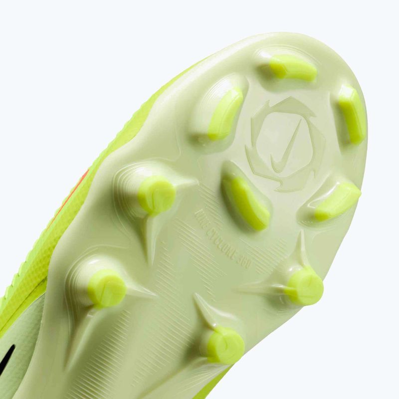 Ghete de fotbal pentru copii Nike Phantom 6 Low Pro FG/MG hyper crimson/limelight/black 10
