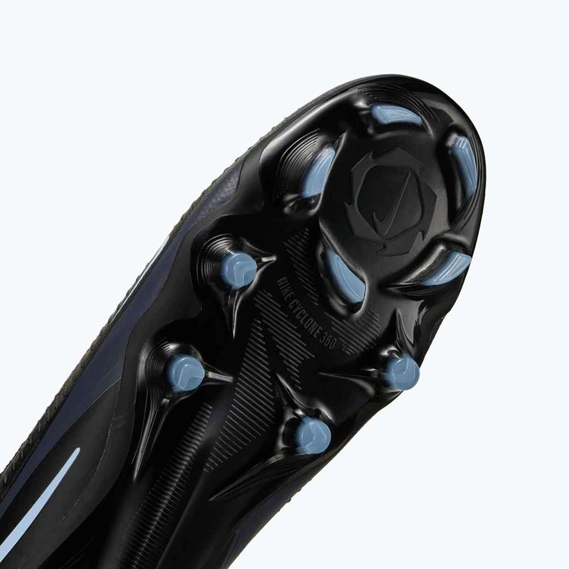 Încălțăminte de fotbal pentru bărbați Nike Phantom 6 High Pro FG black/black 11