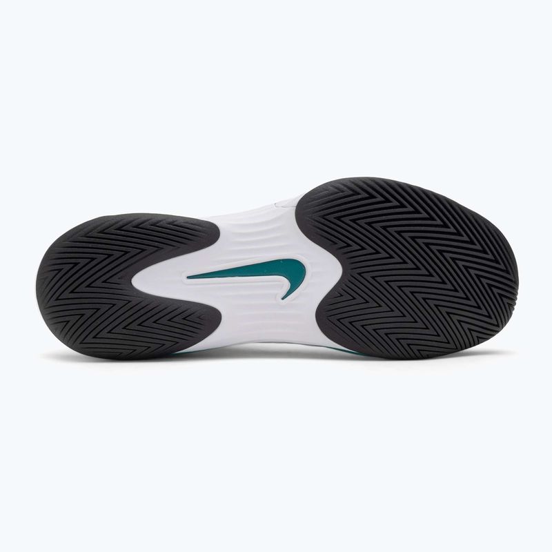 Încălțăminte de tenis pentru bărbați Nike Vapor 12 white / black / radiant emerald 4