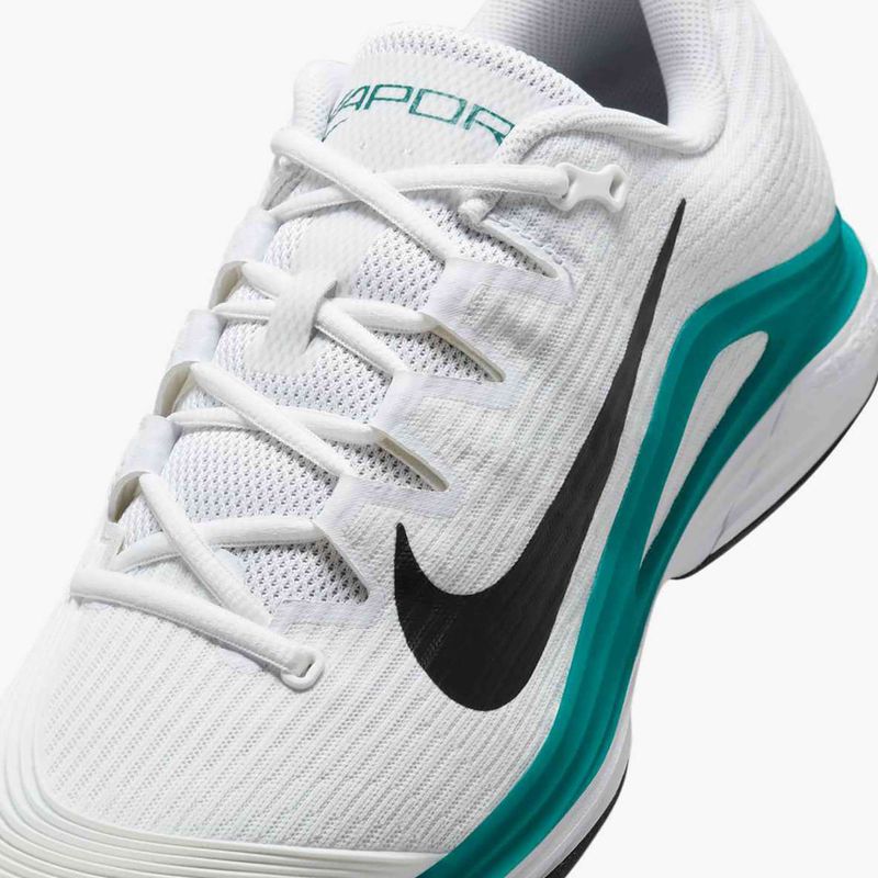 Încălțăminte de tenis pentru bărbați Nike Vapor 12 white / black / radiant emerald 8