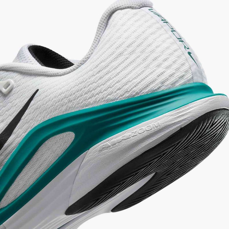 Încălțăminte de tenis pentru bărbați Nike Vapor 12 white / black / radiant emerald 9