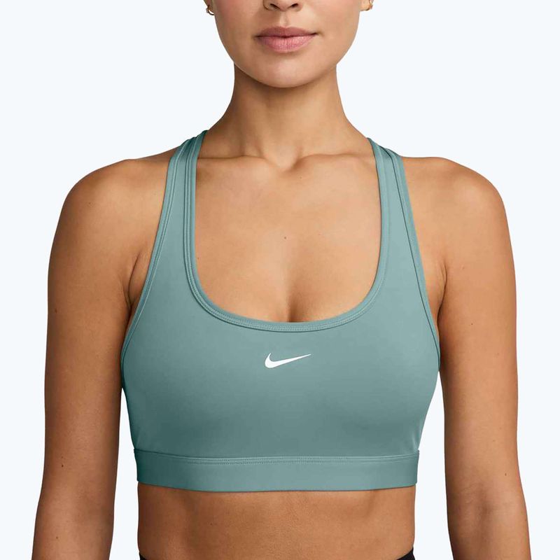 Sutien pentru antrenament Nike Swoosh Light Support cannon/white 3