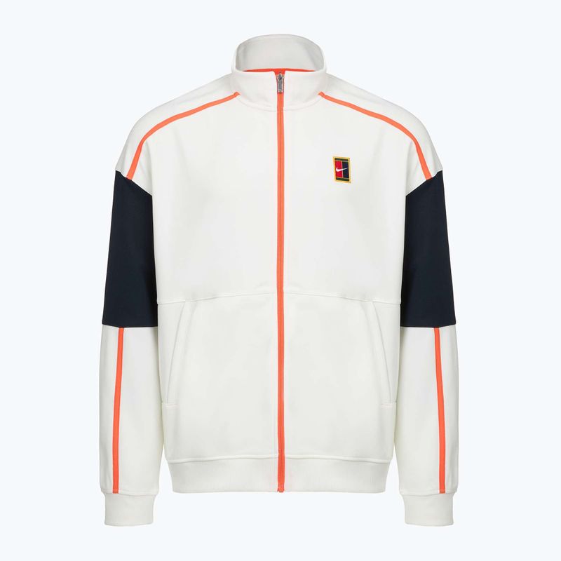 Bluză de tenis pentru bărbați Nike Court Heritage sail/turf orange 6