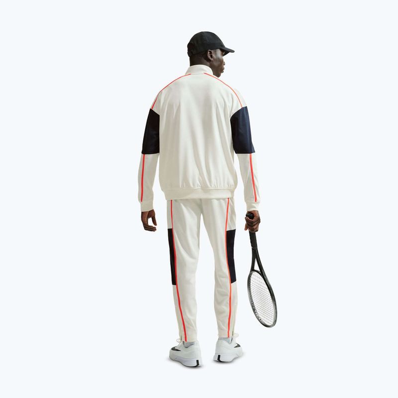 Bluză de tenis pentru bărbați Nike Court Heritage sail/turf orange 3